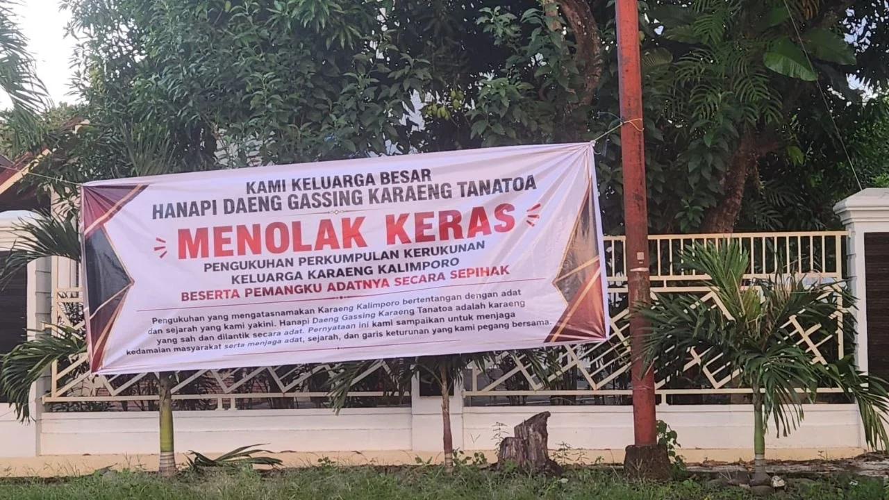 Klaim Karaeng Baru Picu Polemik di Kalimporo, Keluarga Besar Karaeng Tanatoa Layangkan Penolakan