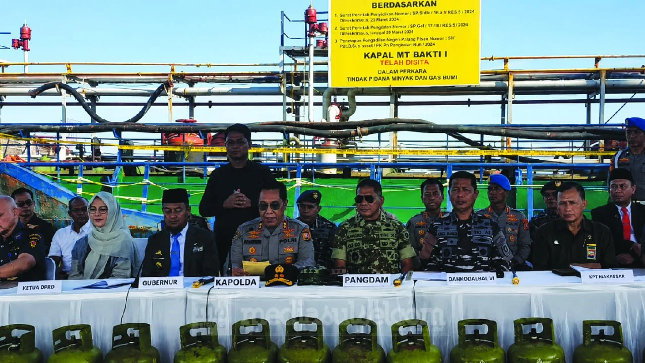 Polda Sulsel Bongkar Sindikat BBM Subsidi, Kapal Tanker Jadi Modus Penyelundupan ke Kalimantan