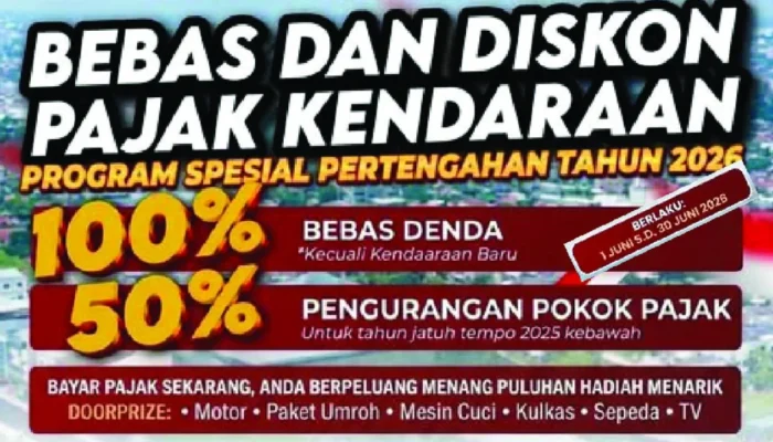 Pemprov Sulsel Hapus Denda dan Beri Diskon 50 Persen Pokok Pajak Kendaraan Bermotor