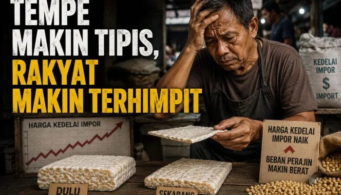 Tempe Makin Tipis, Rakyat Makin Terhimpit