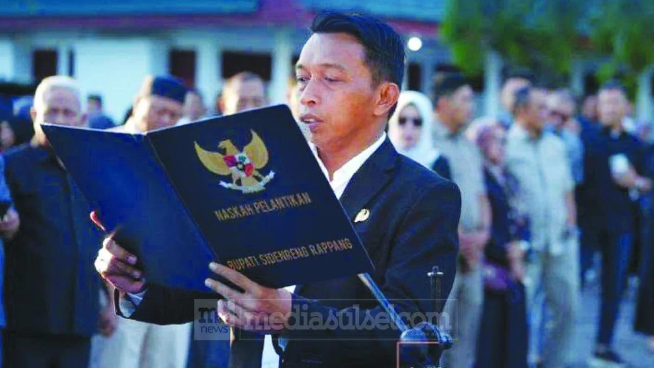 86 Pejabat Resmi Dilantik di Sidrap, Bupati Syaharuddin Ingatkan Jabatan Bukan Hadiah