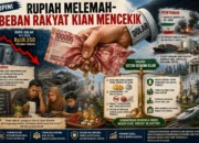Rupiah Melemah-Beban Rakyat Kian Mencekik