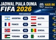 Jadwal Piala Dunia 2026 Hari Ini: Argentina dan Prancis Hadapi Laga Penentu Dini Hari Nanti
