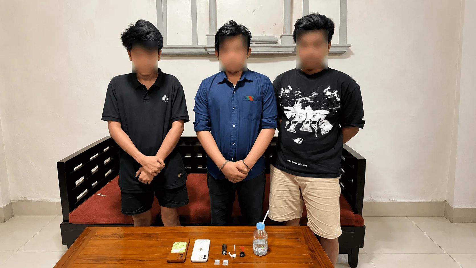 Kades di Jeneponto Ditangkap Saat Diduga Asyik Nyabu Bersama Dua Temannya