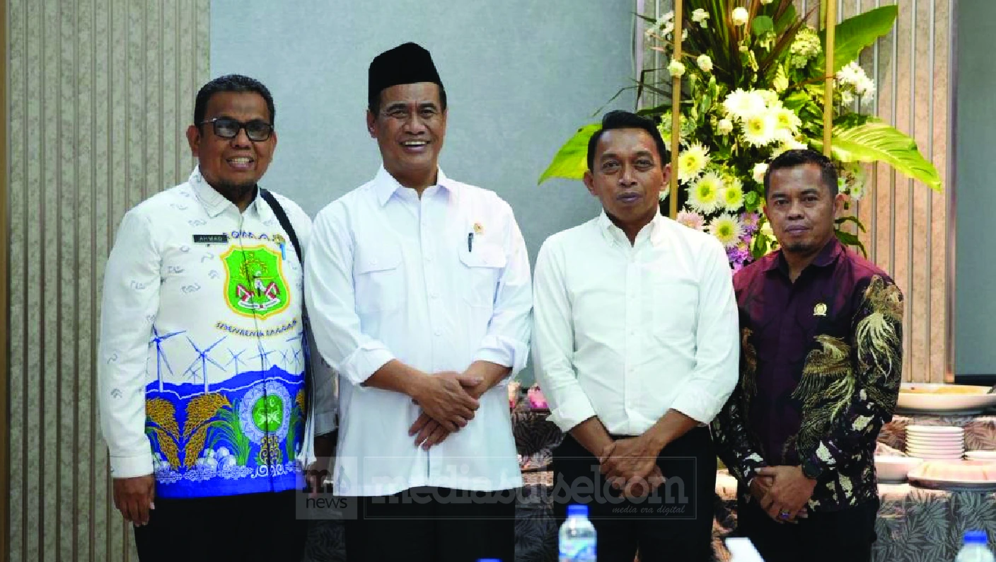 Bupati Sidrap bersama Mentan