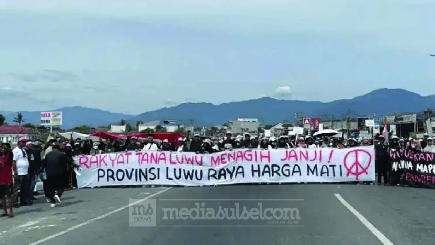 Demo Warga Luwu
