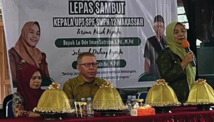 Sertijab Kepala SMP Negeri 12 Makassar, Habibah Resmi Lanjutkan Estafet Kepemimpinan