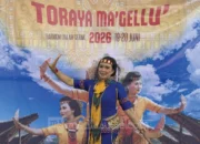 Ratusan Penari Semarakkan Gellu Tua Toraya, Tandai Pembukaan Toraya Ma’gellu 2026