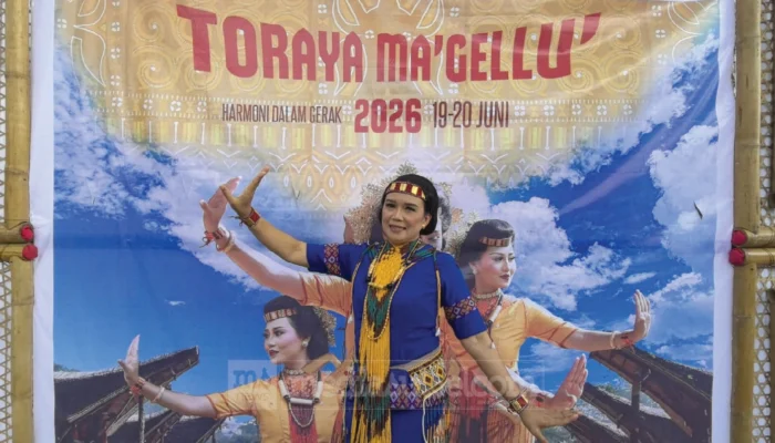 Ratusan Penari Semarakkan Gellu Tua Toraya, Tandai Pembukaan Toraya Ma’gellu 2026