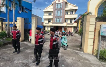 Patroli Humanis, Samapta Polres Gowa Sambangi Gereja untuk Jaga Kondusivitas Wilayah 3 polres gowa