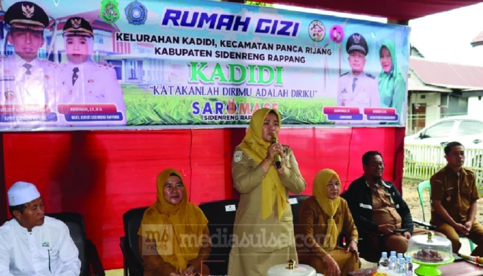 Wabup Sidrap Resmikan Rumah Gizi dan Posyandu Era Baru di Kadidi