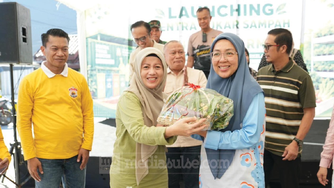 Tallo Jadi Percontohan, Makassar Pacu Pengurangan Sampah dari Sumber dan Ketahanan Pangan Warga 2 tukar sampah2