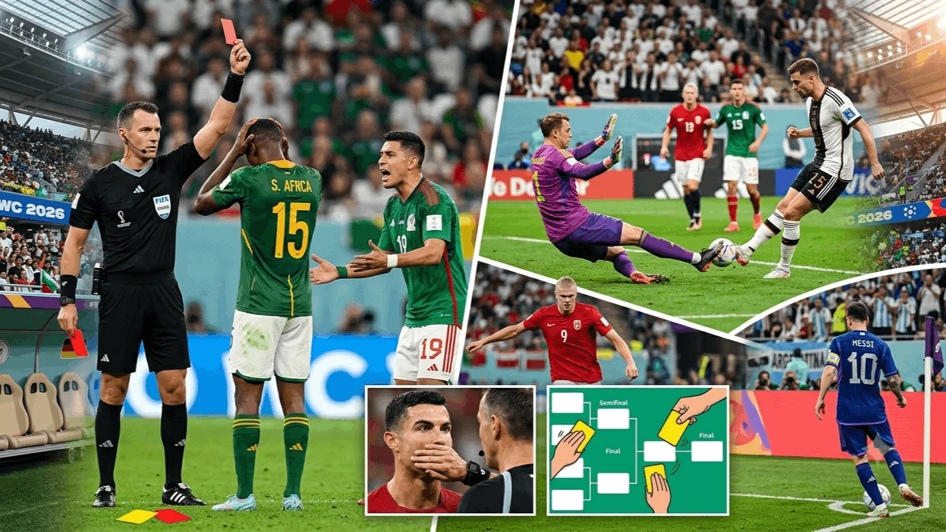 Bukan Cuma Gol, Piala Dunia 2026 Dipenuhi Kartu Merah Bersejarah dan Deretan Momen Tak Terduga yang Bikin Heboh
