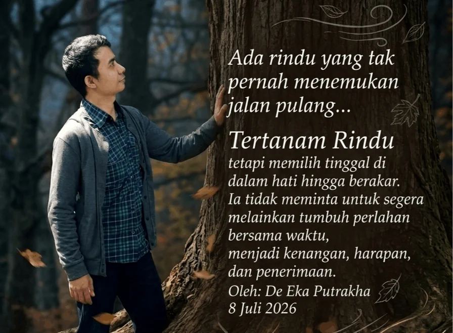 Tertanam Rindu, Puisi Karya De Eka Putrakha