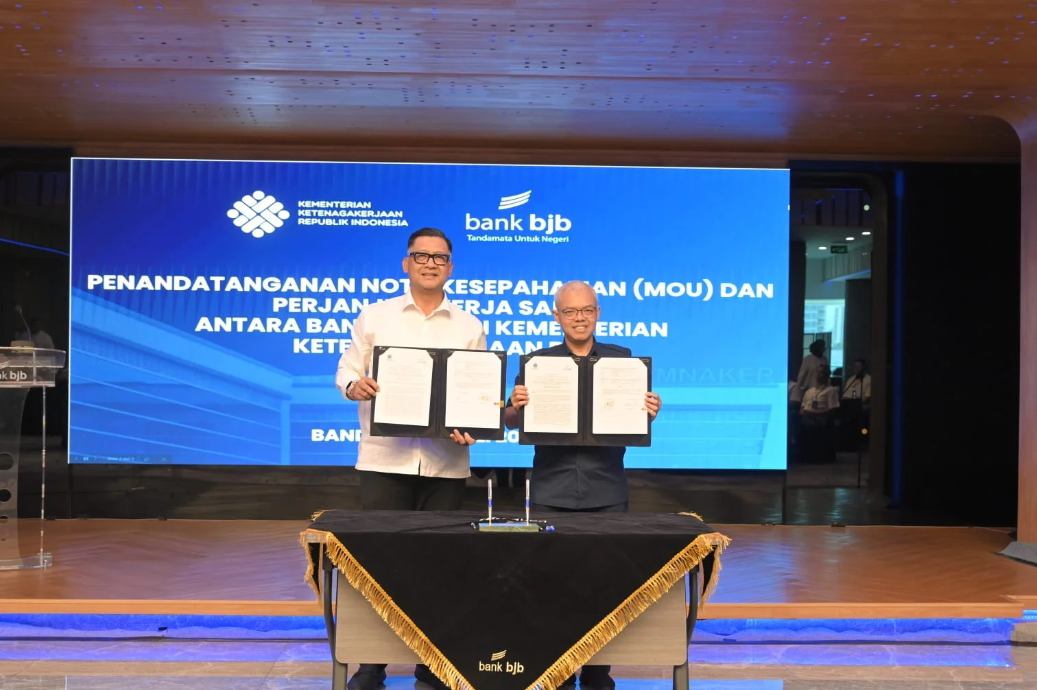 Kemnaker dan bank bjb Sepakati Kerja Sama Pengembangan SDM