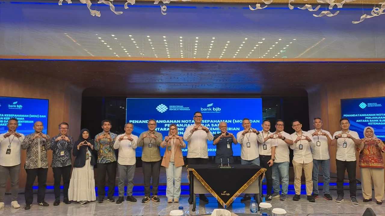 Kemnaker dan bank bjb Sepakati Kerja Sama Pengembangan SDM