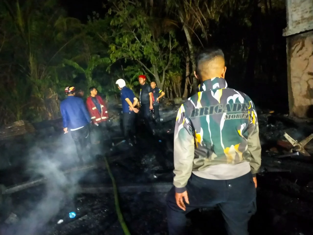 Rumah Petani Lansia Hangus Dilalap Api di Jeneponto, Korban Alami Luka Bakar, Motor dan 100 Karung Gabah Ludes