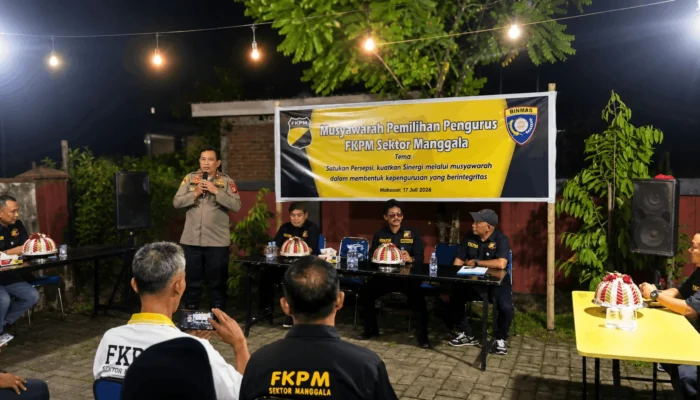Ketua Baru FKPM Manggala Resmi Ditetapkan, Kapolsek Sampaikan Pesan Ini