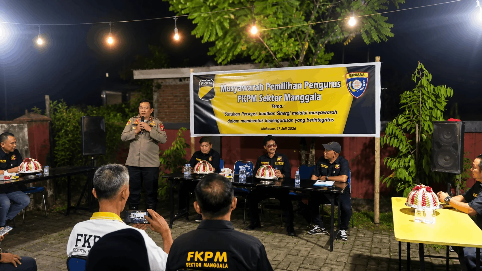 FKPM Manggala Tetapkan H. Syarifuddin Nasution sebagai Ketua Periode 2026-2029, Kapolsek Hadir Langsung