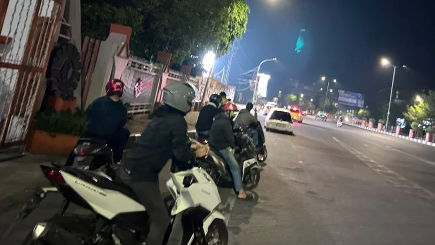 Polisi Patroli Titik Rawan di Rappocini, Waspadai Geng Motor hingga Perang Kelompok