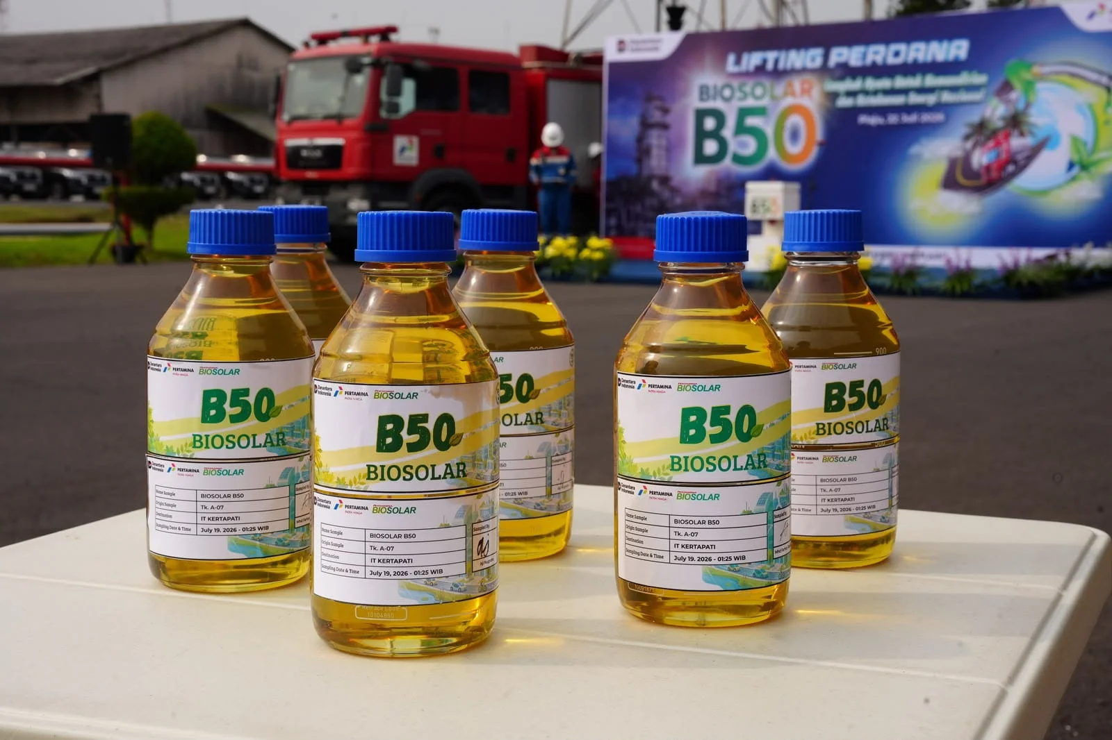 Pertamina Kirim Perdana 12.830 KL B50, Siap Masuk SPBU