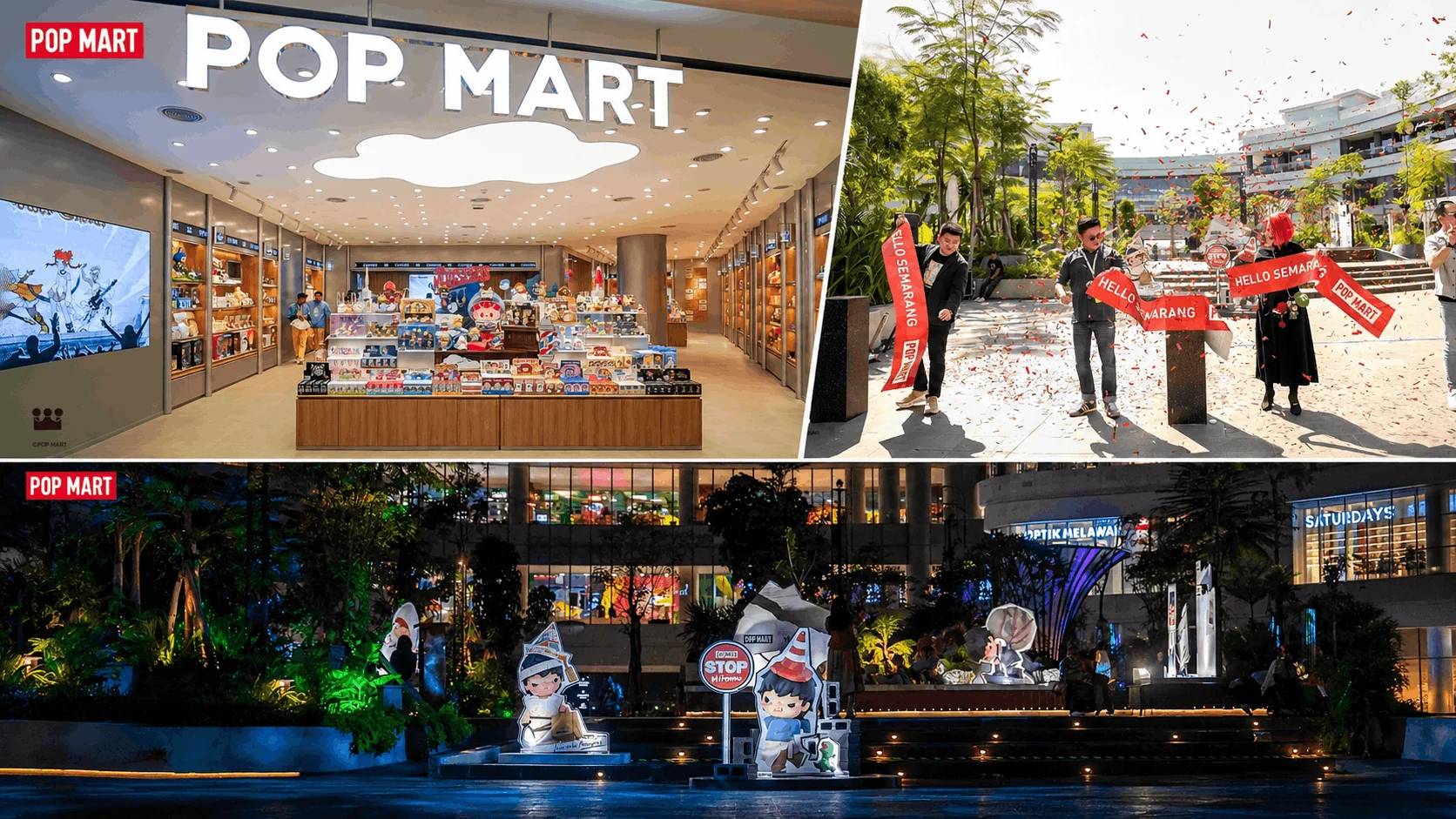 Gerai Pertama POP MART di Semarang Resmi Dibuka, Ada HIRONO
