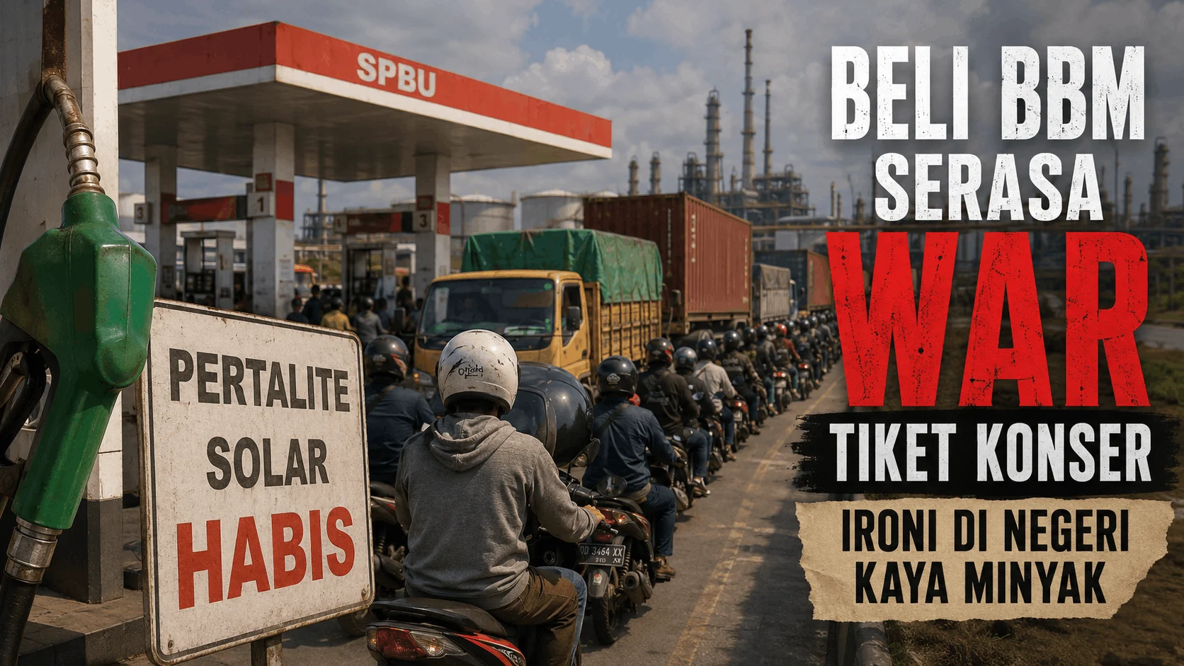 Beli BBM Serasa War Tiket Konser: Ironi di Negeri Kaya Minyak
