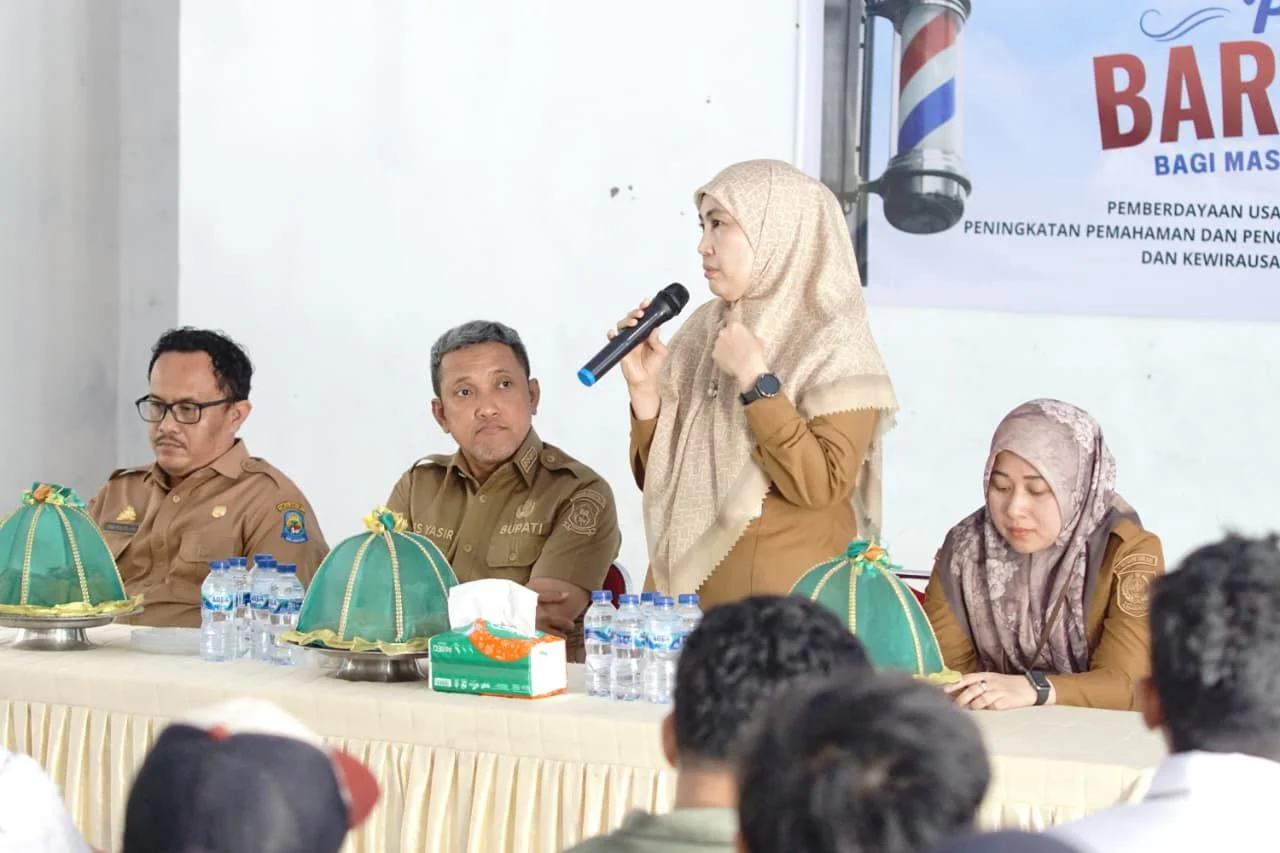 Bupati Jeneponto Buka Pelatihan Barbershop, Siapkan Pelaku Usaha Baru dari P3KE