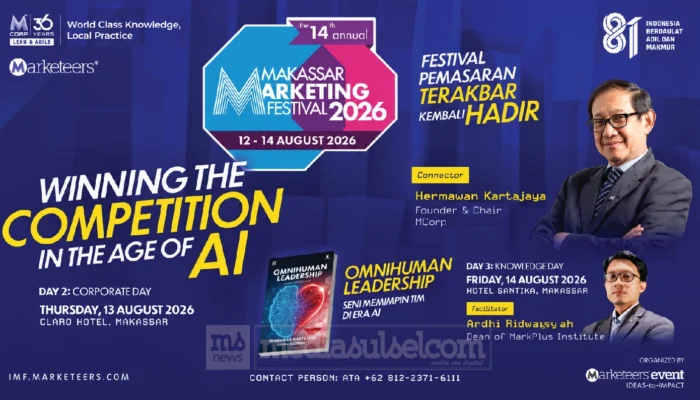 Makassar Marketing Festival 2026 Segera Digelar, Bahas Strategi Menangkan Persaingan Bisnis di Era AI