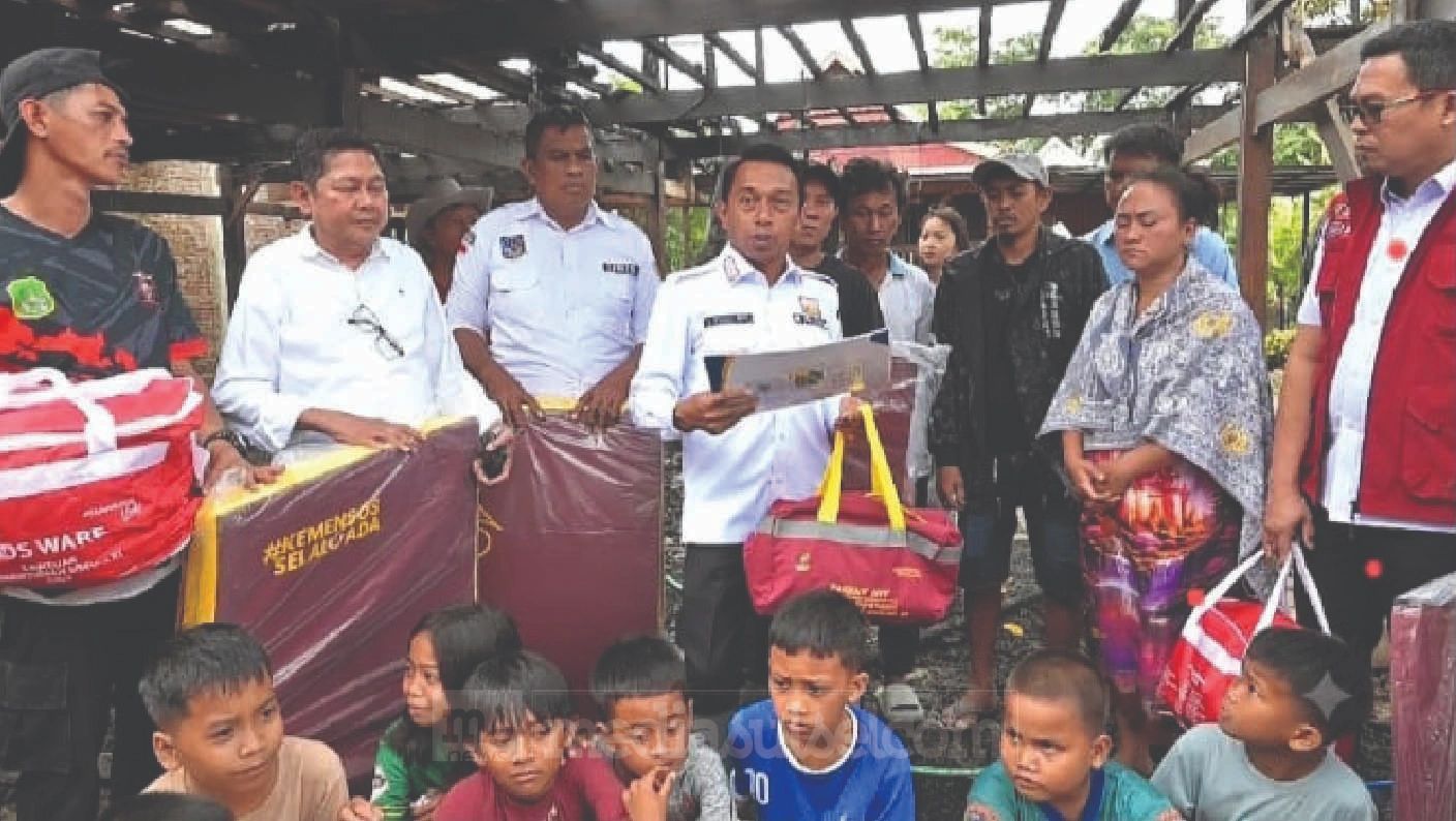 Bupati Sidrap Tinjau Lokasi Kebakaran