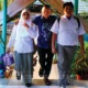 Bupati Sidrap antar anak sekolah