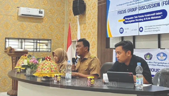 Camat Manggala Perkuat Kolaborasi Cegah Stunting, LPPM Universitas Handayani Gelar FGD di Makassar