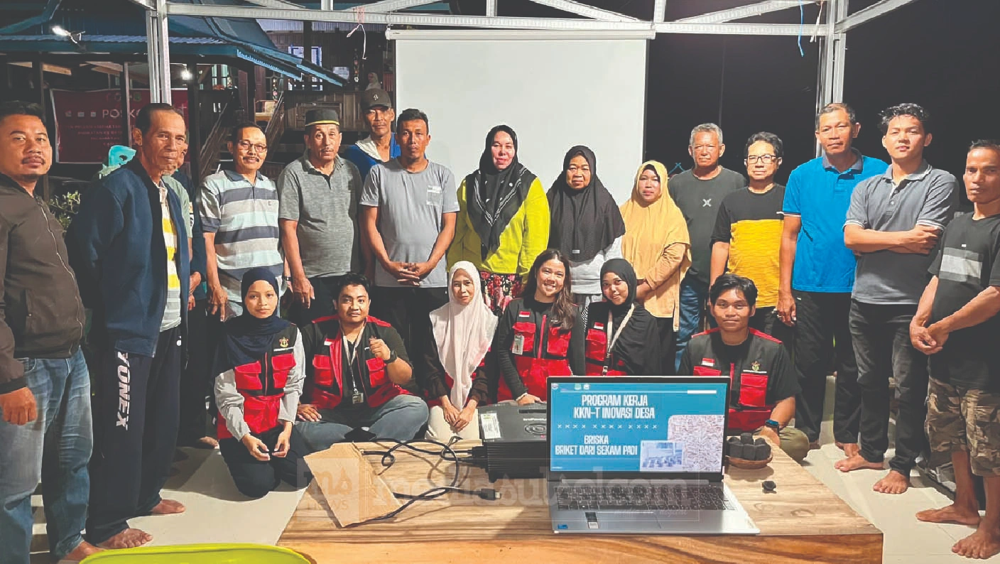 Kelangkaan LPG Picu Inovasi, Mahasiswa Unhas Sulap Sekam Padi Jadi Bahan Bakar Alternatif di Sidrap 2 Inovasi Briska 2