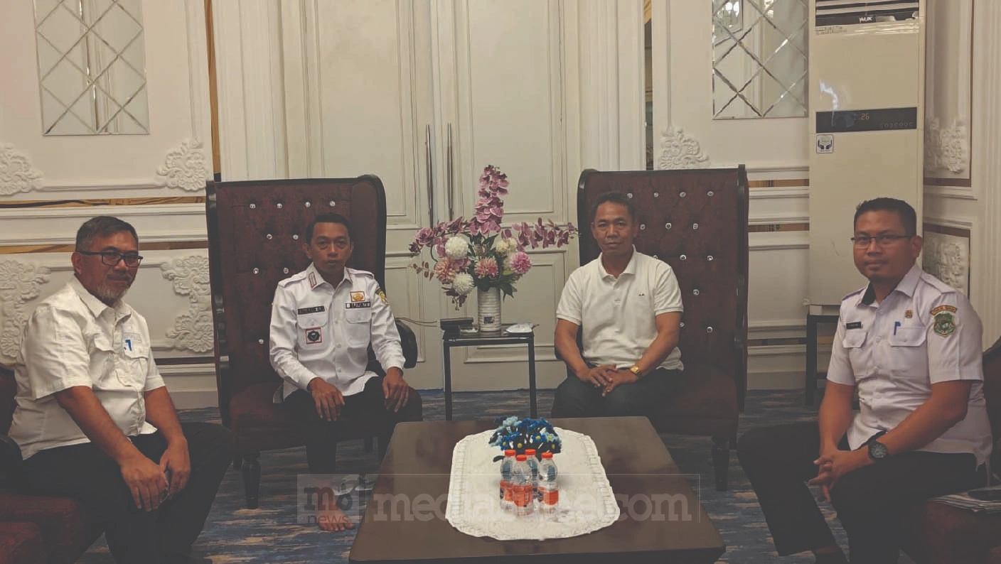 Kasatlantas Pamit Ke Bupati Sidrap