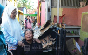 Melinda temui korban kebakaran