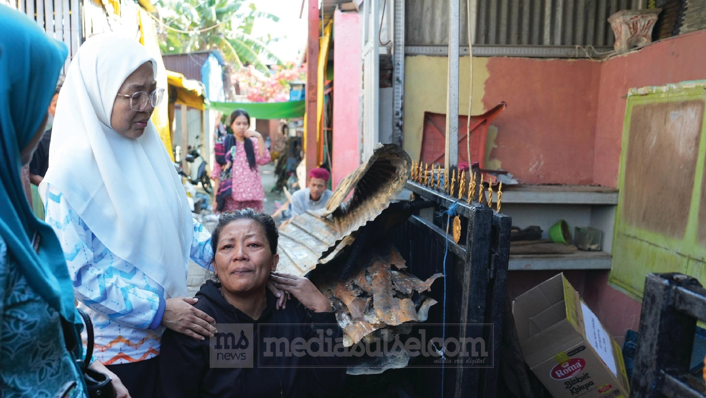 Melinda temui korban kebakaran