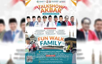 Salam Sehat Indonesia Hadir di Makassar, Wahdah Islamiyah Siapkan Layanan Kesehatan Gratis hingga Fun Walk Keluarga 7 Muktamar Wahdah