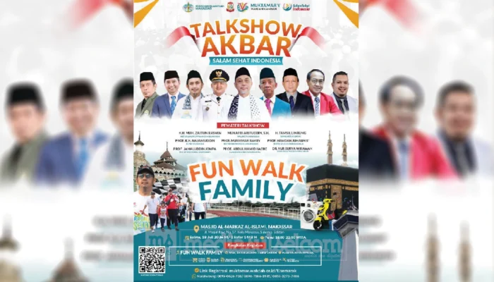 Salam Sehat Indonesia Hadir di Makassar, Wahdah Islamiyah Siapkan Layanan Kesehatan Gratis hingga Fun Walk Keluarga