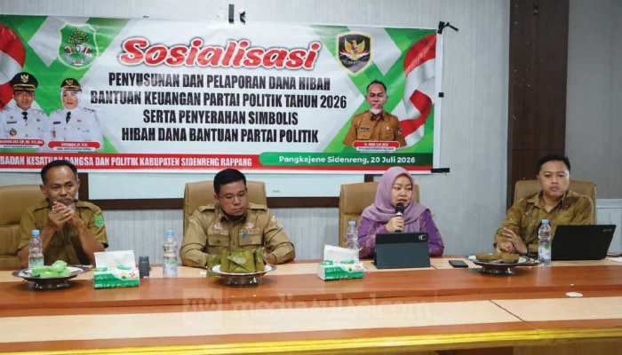 Jaga Opini WTP, Pemkab Sidrap Perkuat Akuntabilitas Pengelolaan Dana Partai Politik
