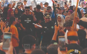 Bupati Sidrap Jadikan Mappadendang Desa Lise sebagai Contoh, Janjikan Pembangunan Jalan Tahun Depan 6 Syahar Mappadendang