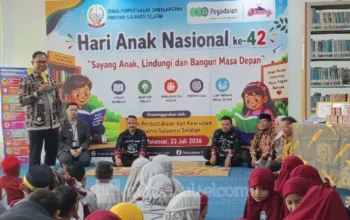 Hari Anak Nasional 2026, Dispusip Sulsel Jadikan Perpustakaan Ruang Bermain Sambil Belajar bagi Anak 4 hari anak Dispurasip Sulsel