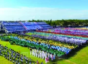 72 Ribu Guru Padati Stadion Ganggawa, Andi Sudirman Janji Sejahterakan Tenaga Pendidik