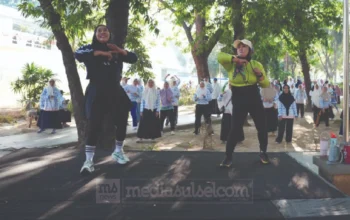 TP PKK Makassar Kampanyekan Gaya Hidup Sehat dan Peduli Lingkungan Lewat Program Pokja IV 3 senam jantung sehat