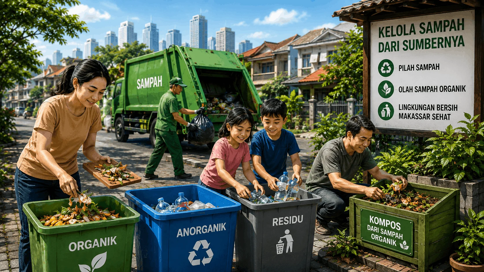 Makassar dan Tantangan Baru Pengelolaan Sampah Rumah Tangga