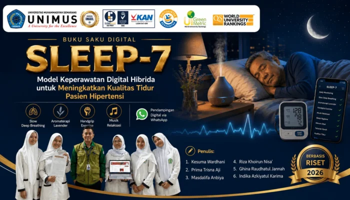 SLEEP-7 Karya Mahasiswa UNIMUS Siap Bantu Pasien Hipertensi Tidur Lebih Nyenyak