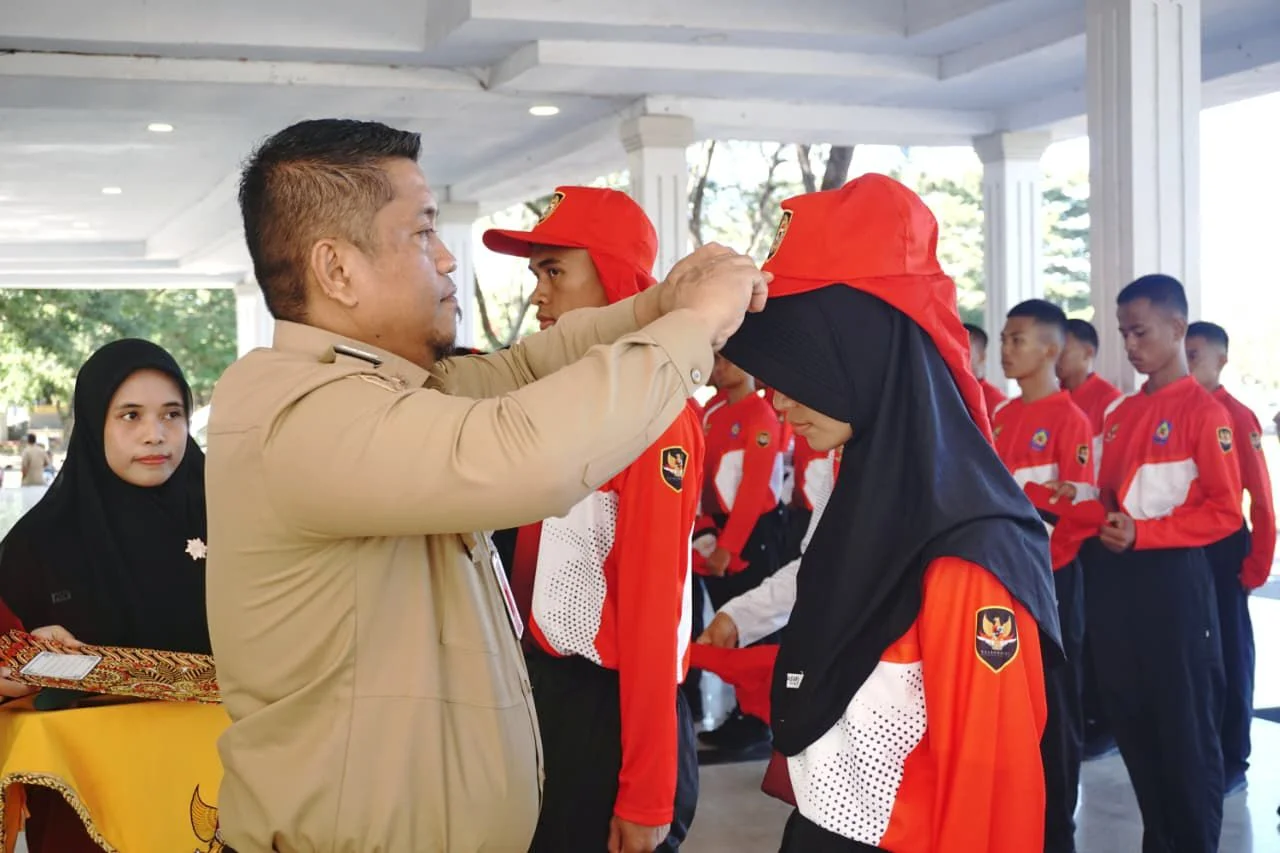 Pj Sekda Jeneponto Buka Diklat Calon Paskibraka 2026, Titip Pesan Disiplin dan Integritas