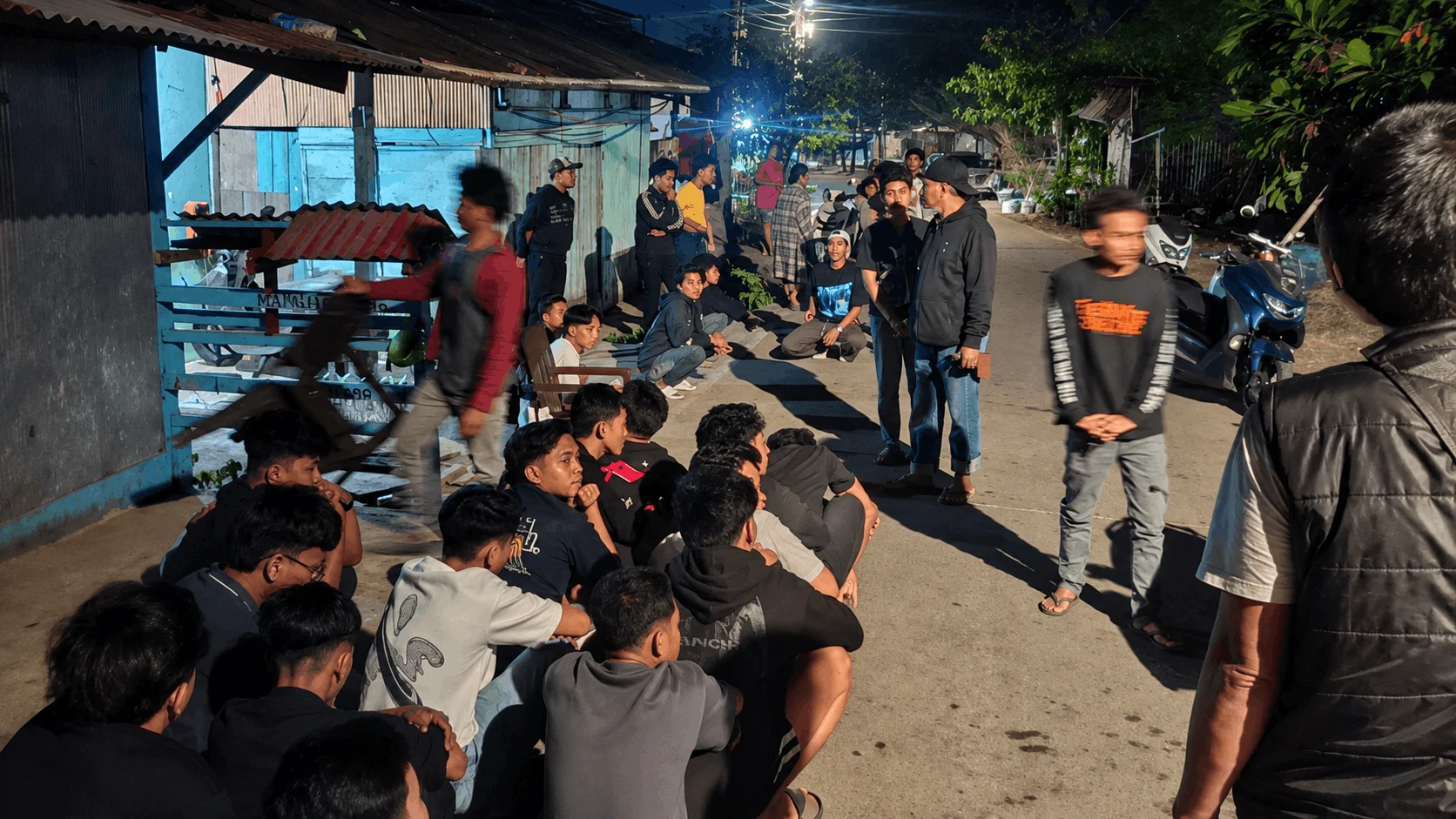 Nongkrong hingga Dini Hari, Puluhan Pemuda di Manggala Diamankan Polisi