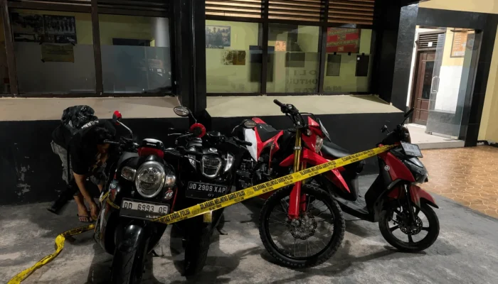 Balap Liar Dibubarkan, Enam Orang Diamankan Polsek Mamajang