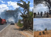 Kebakaran Lahan di Bangkala Barat, Warga Bergerak Sebelum Damkar Tiba
