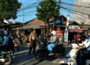 Jalan Antang Raya Mulai Padat, Polsek Manggala Siagakan Personel